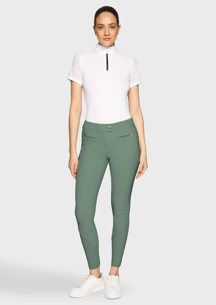 Samshield Omega Knee Grip Breeches - Pistaccio