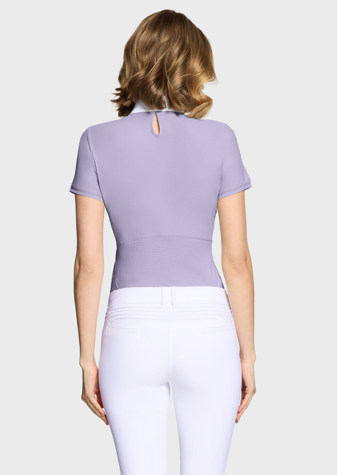 Samshield Aloise Short Sleeve Competition Shirt - Lavender Gray