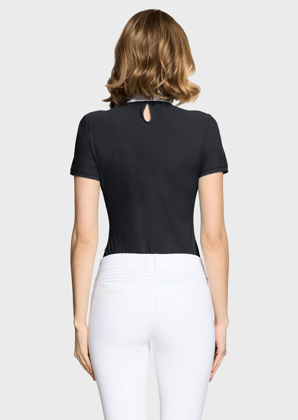 Samshield Lea Crystal Ferna Short Sleeve Competition Shirt - Black