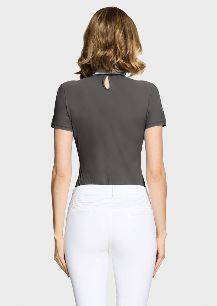 Samshield Lea Crystal Ferna Short Sleeve Competition Shirt - Magnet