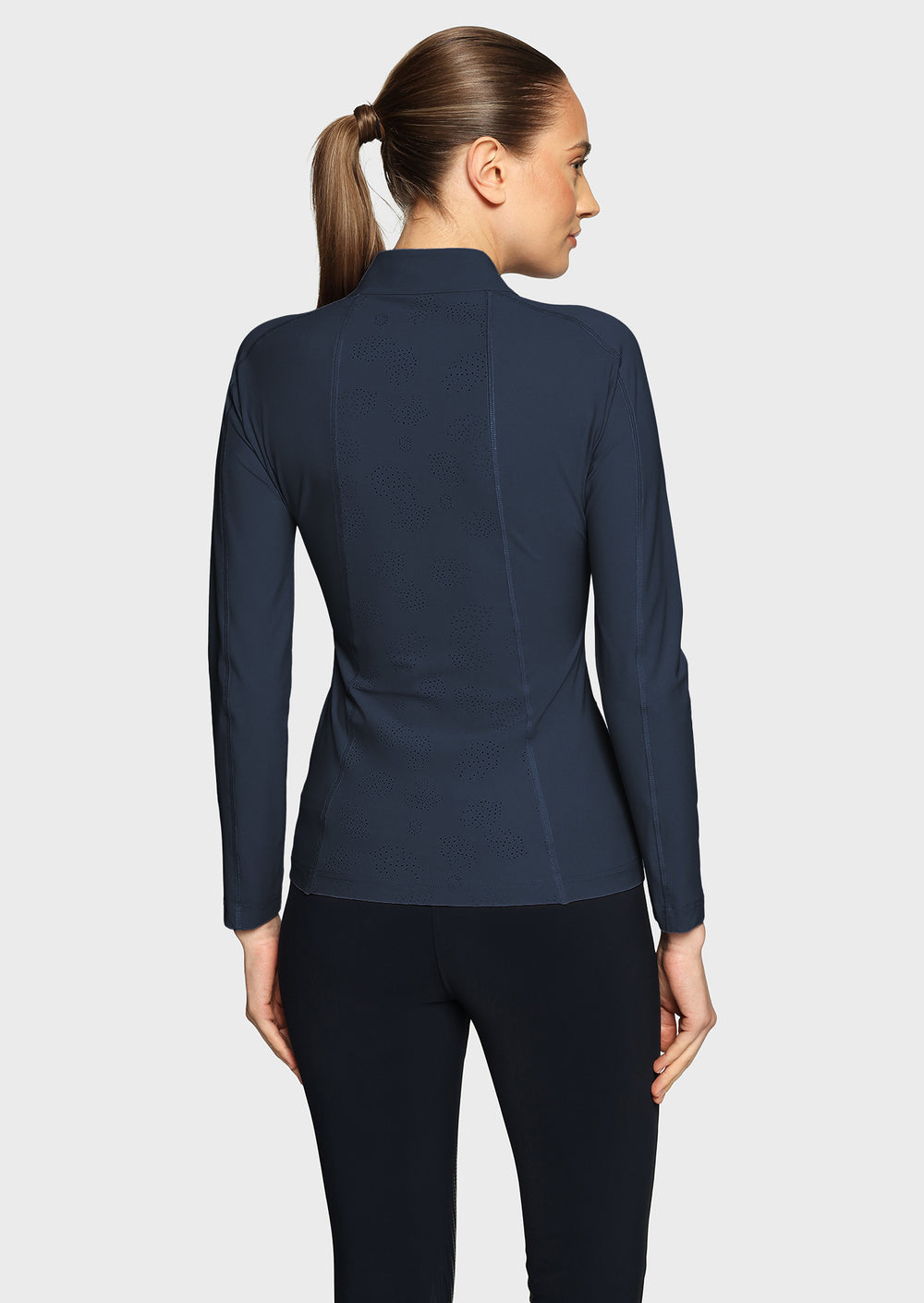 Samshield Evelya Full Zip Training Top - Navy Blue
