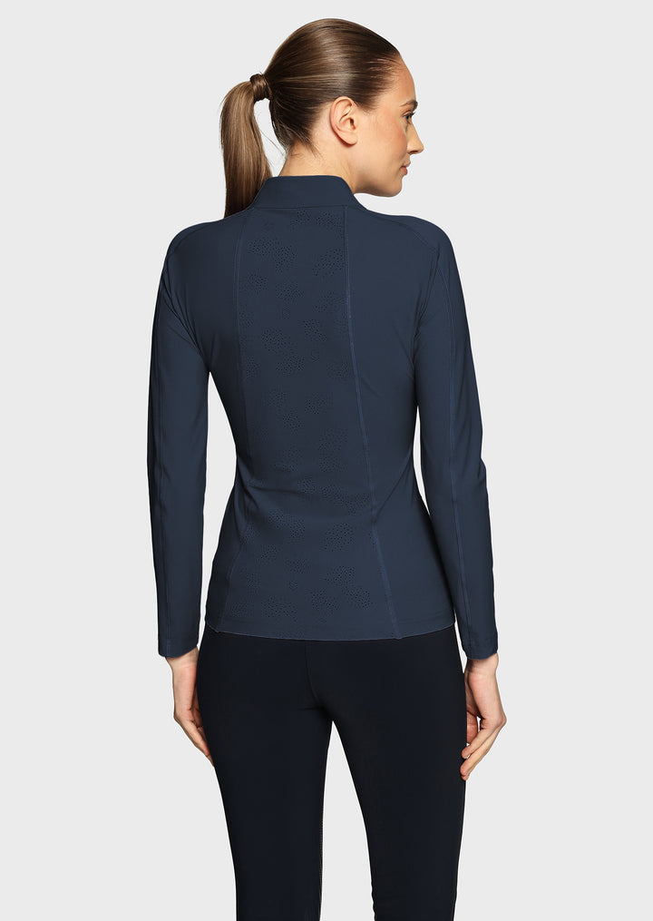 Samshield Evelya Full Zip Training Top - Navy Blue