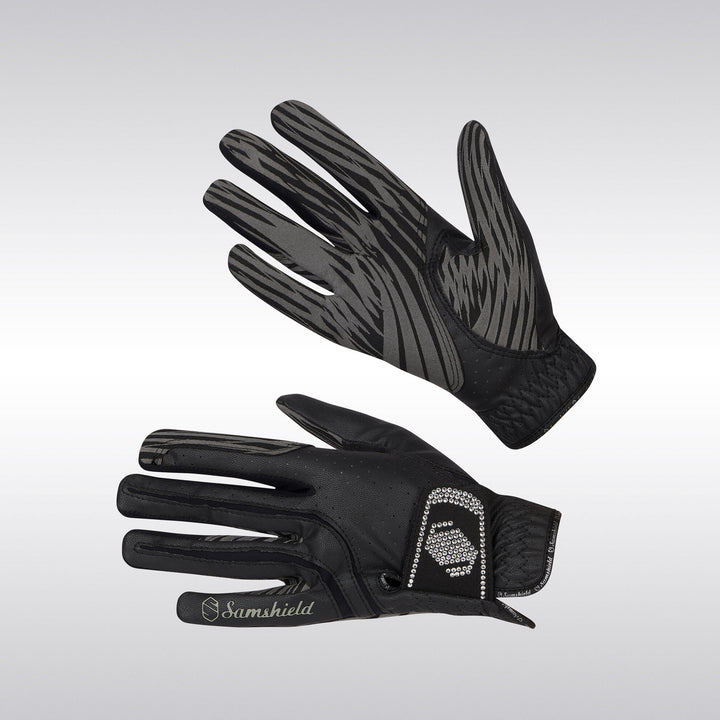 Samshield V-Skin Swarovski Riding Gloves - Black