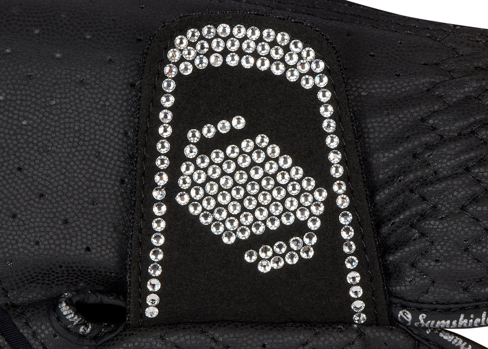 Samshield V-Skin Swarovski Riding Gloves - Black