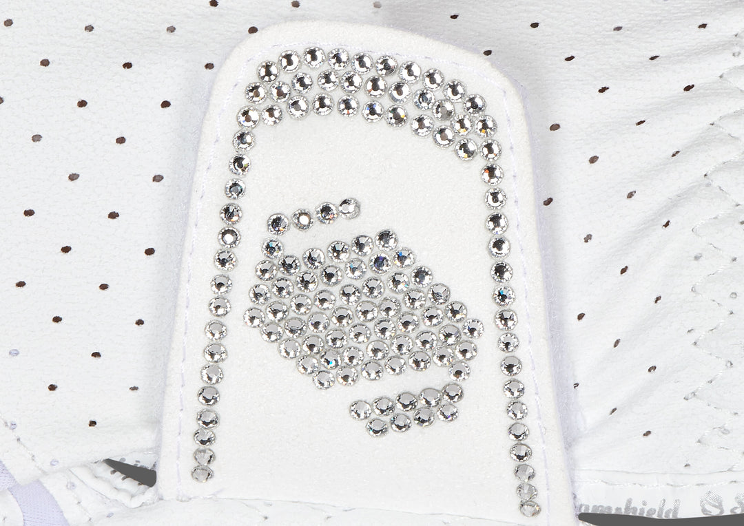 Samshield V-Skin Swarovski Riding Gloves - White