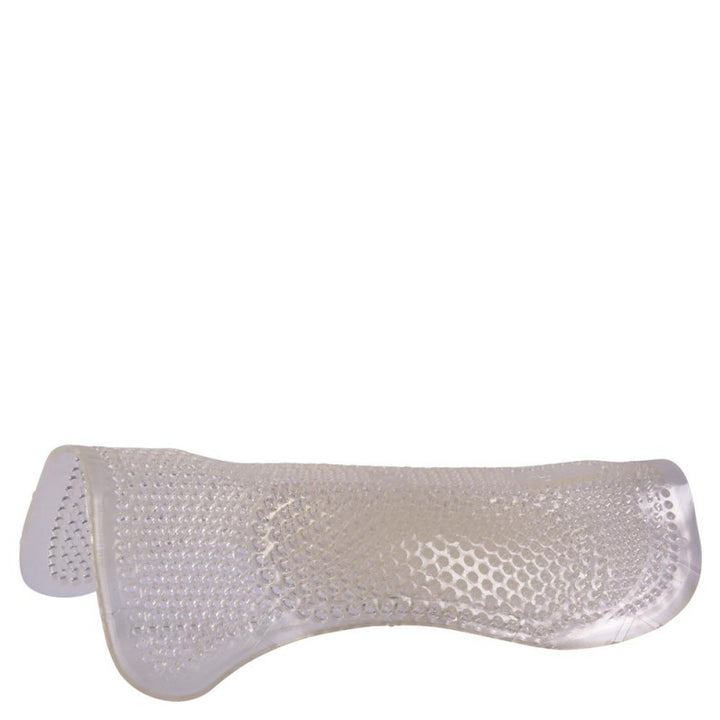 Soft gel pad with middle riser