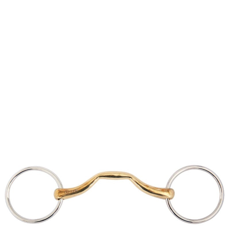 Mullen mouth loose ring snaffle soft contact - 14 mm