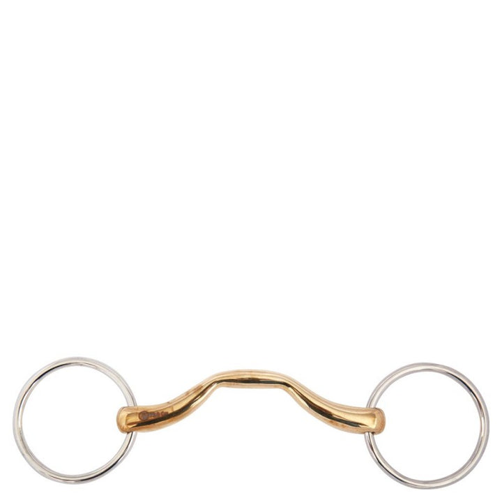 Mullen mouth loose ring snaffle soft contact - 16 mm