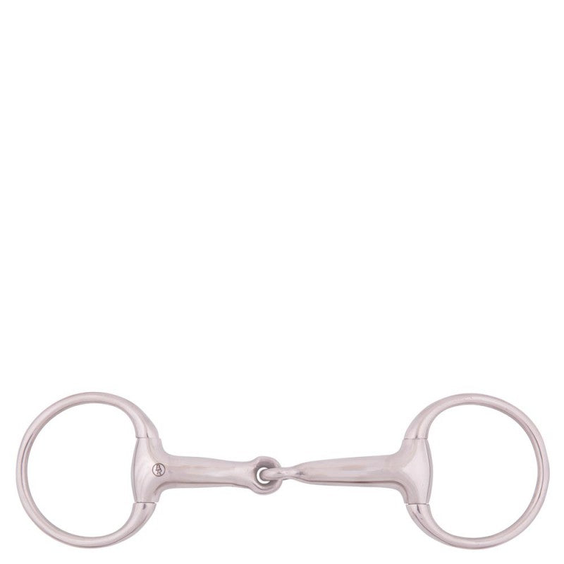 Single jointed eggbutt snaffle - 16 mm