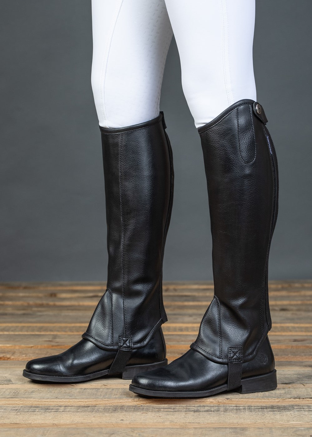 ウエイトトレーニング Norton Amara Mini Chaps Ovation Premium Suede Stretch Ribbed Childrens Half Chaps
