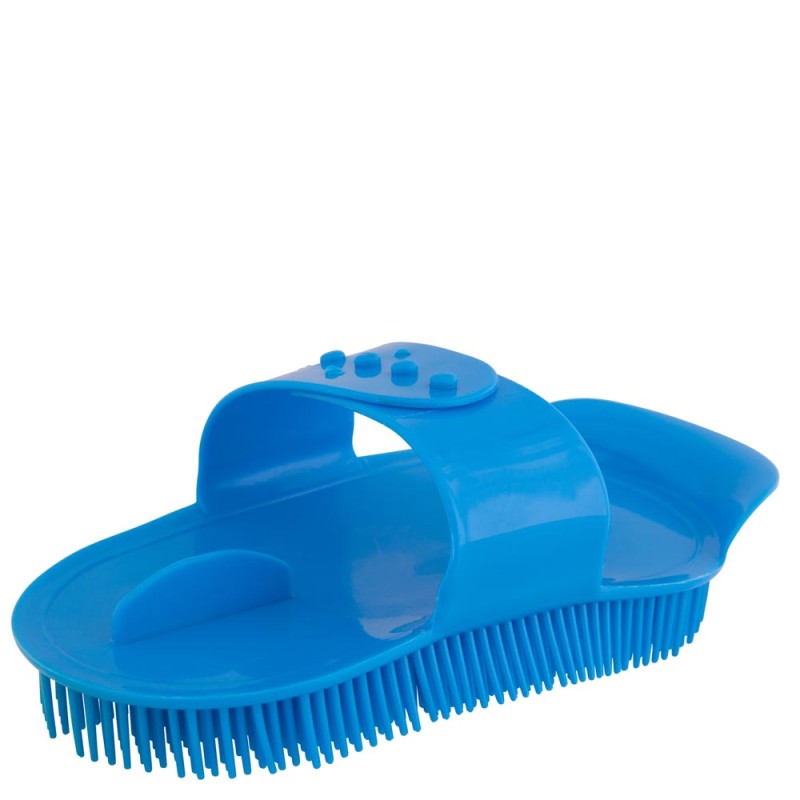 Plastic curry comb