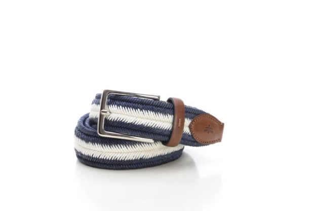 Elastic linen belt