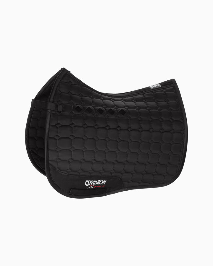 Glossy compact all purpose saddle pad