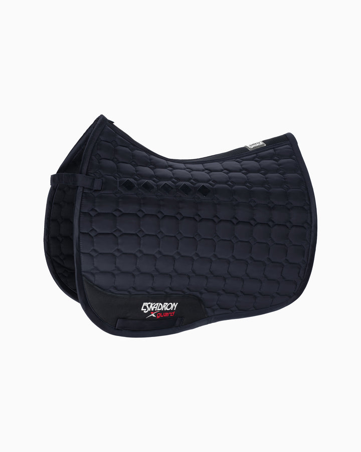 Glossy compact all purpose saddle pad