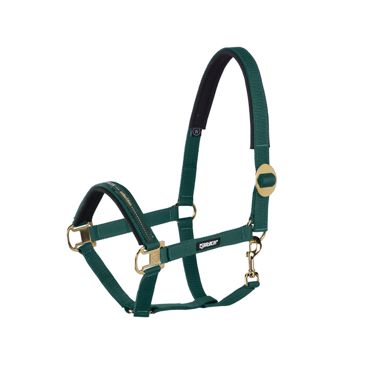 Sliding buckle halter